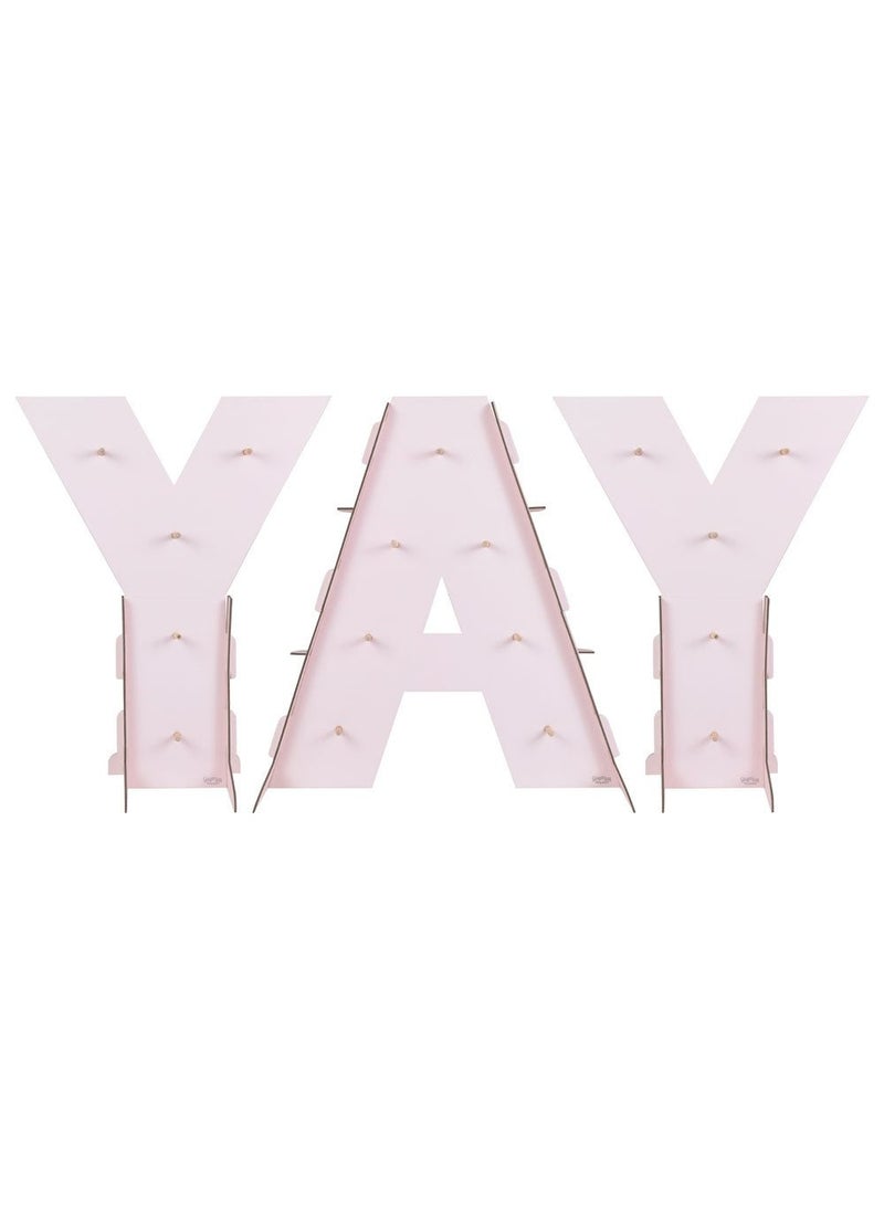 Ginger Ray YAY Donut Stand Pink 40cm 3-Piece - Image 2