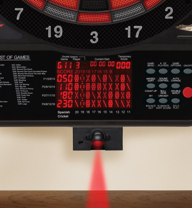 Viper 800 Electronic Soft Tip Dartboard Bundle with LaserLite Laser Throw/Toe Line Marker, Black (42-9026) - Image 3