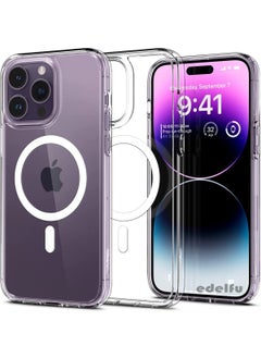 Apple iPhone 14 Promax Magsafe Supported Transparent Case Compatible with Wireless Charging
