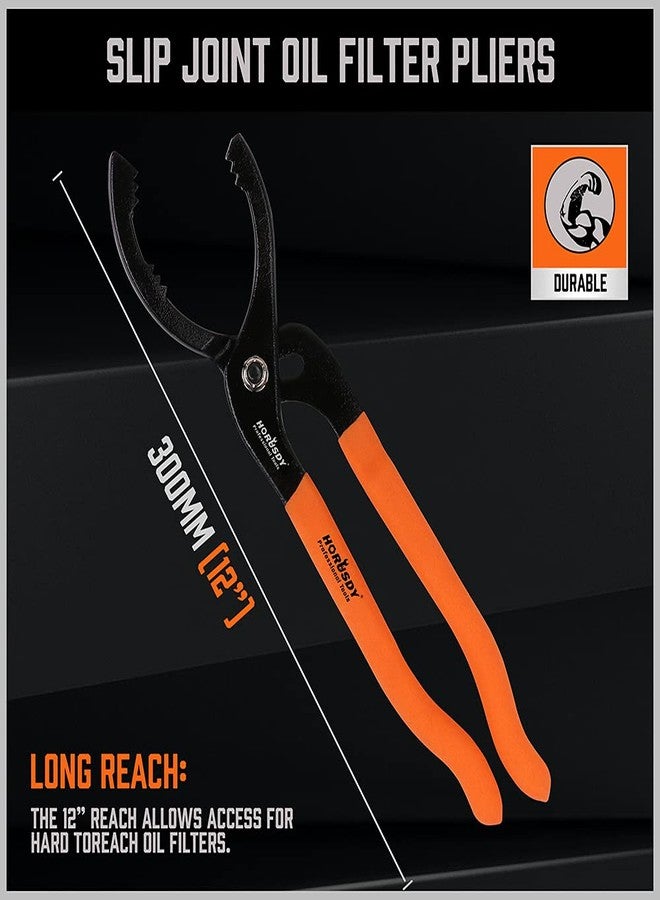 HORUSDY 12" Adjustable Oil Filter Pliers - Image 2