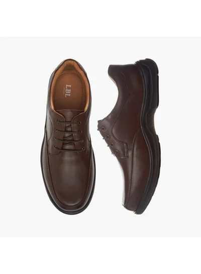 ال بي ال من شو اكسبرس Men Solid Lace-Up Derby Shoes