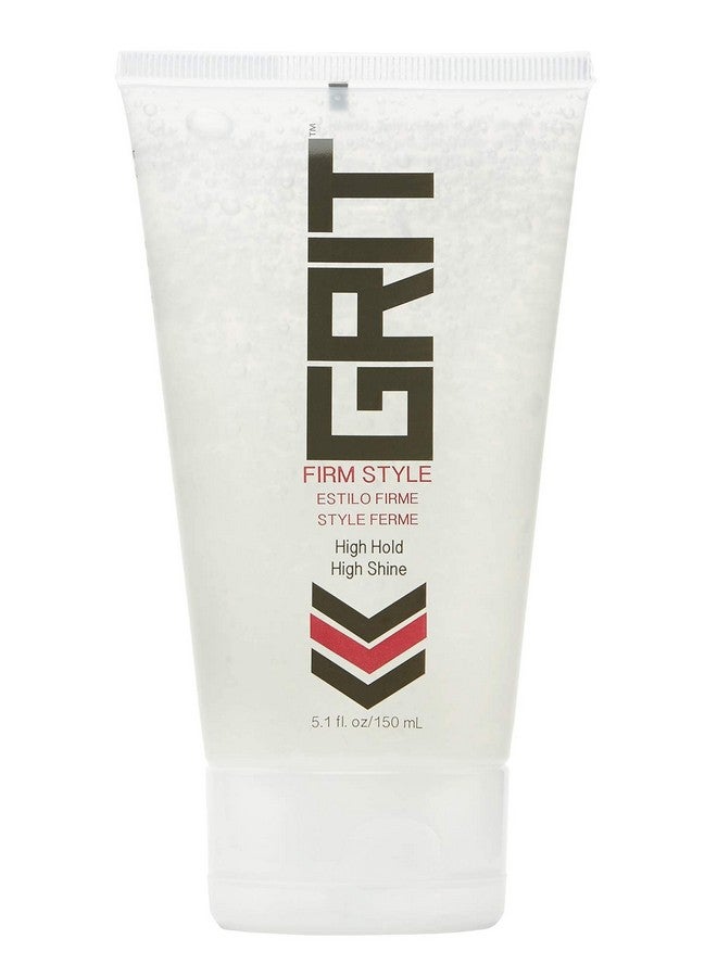 Grit Firm Style 5.1Oz ; Strong Hold High Shine ; Hair Styling Gel
