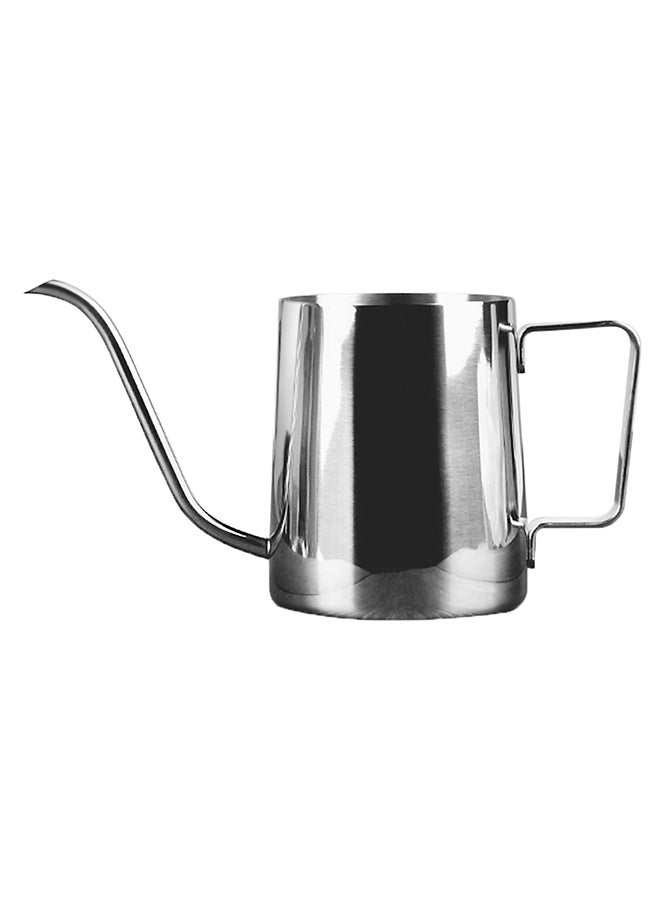 NIBEMINENT Long Narrow Spout Coffee And Tea Pot Silver - Image 1