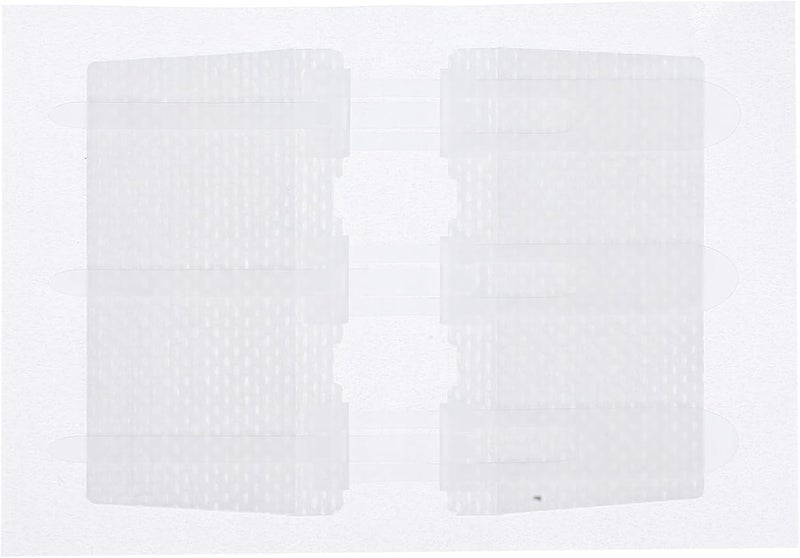 Flexible Zip Closure Bandage Strips 3-Closure 6x8cm Breathable Non-Woven Adhesive Wound Care Patch for First Aid and Skin Protection - Image 1