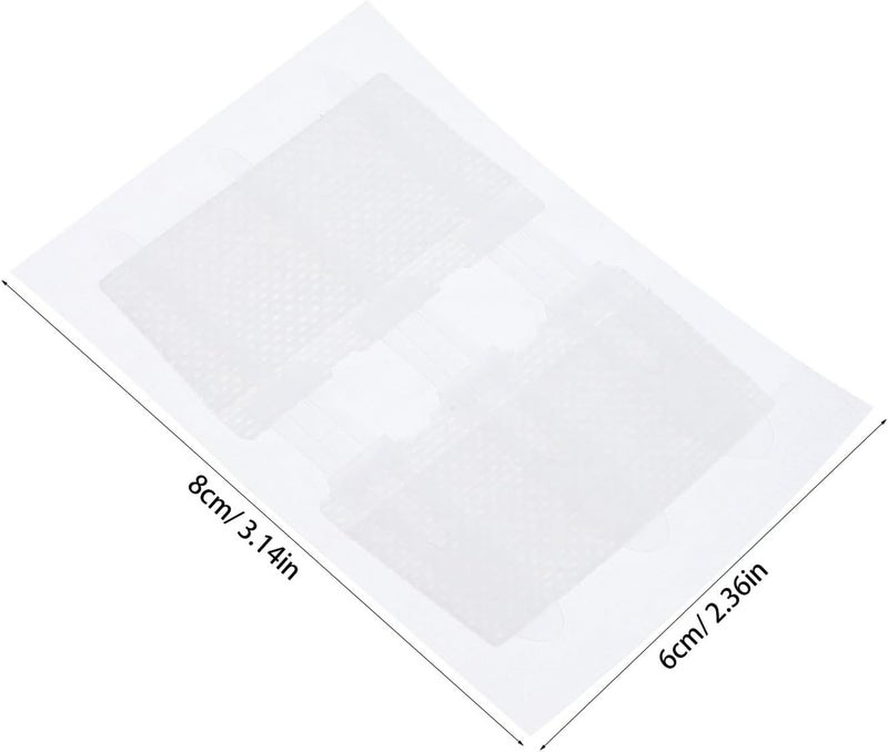 Flexible Zip Closure Bandage Strips 3-Closure 6x8cm Breathable Non-Woven Adhesive Wound Care Patch for First Aid and Skin Protection - Image 2