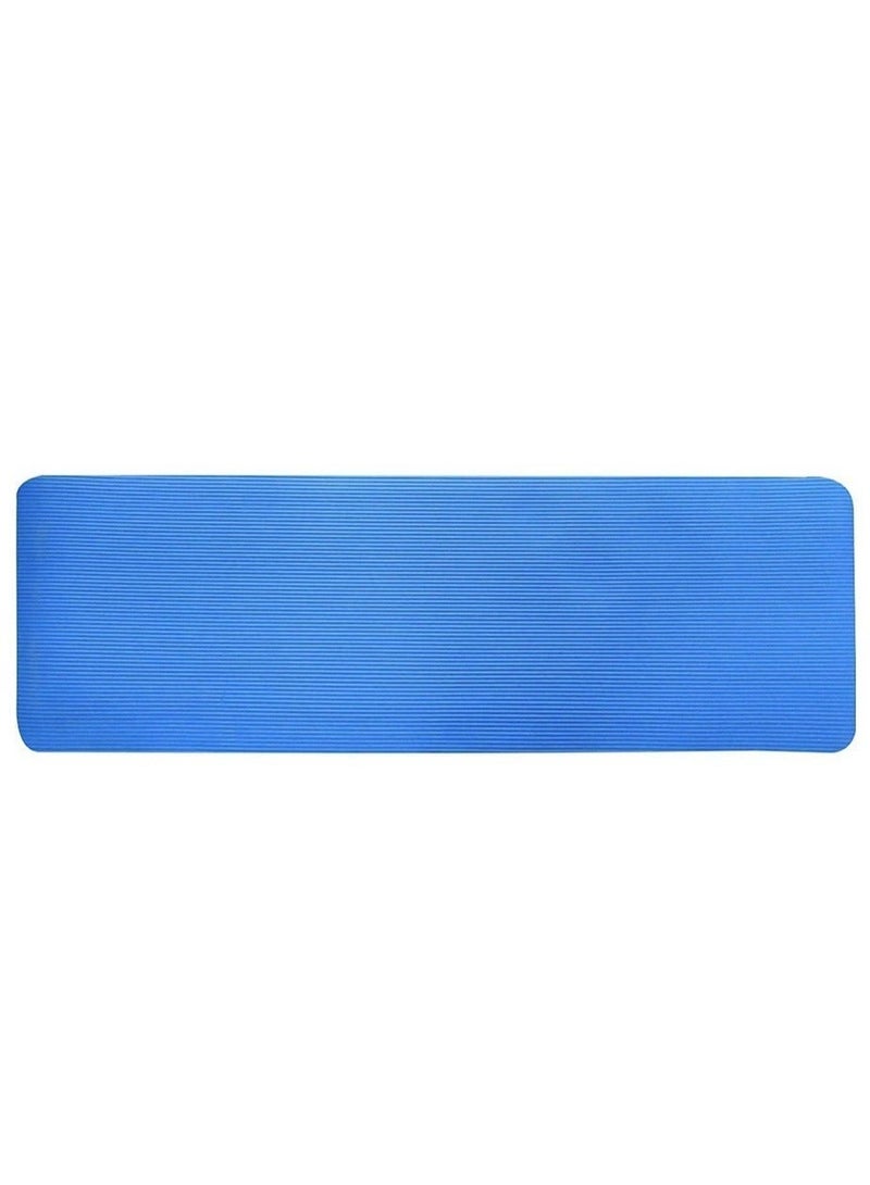 10mm Thick Blue Yoga Mat with Strap Non-Slip Exercise Mat for Home Fitness Pilates Yoga Training - Image 4