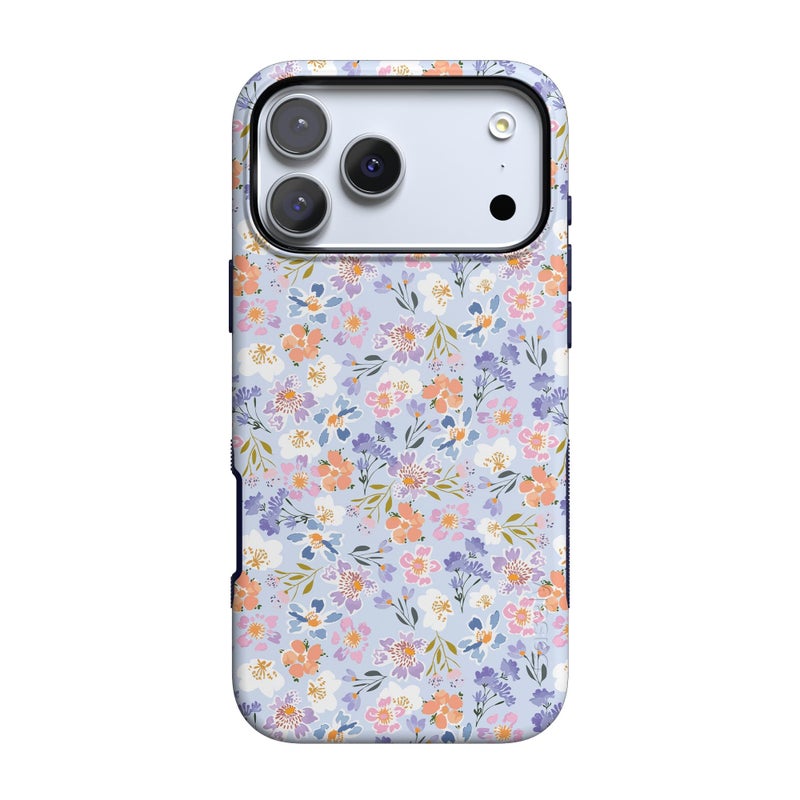 Casely iPhone 17 Pro Max Case | Poppy Meadows | Pastel Floral | Bold Protective Design | Compatible with MagSafe - Image 1