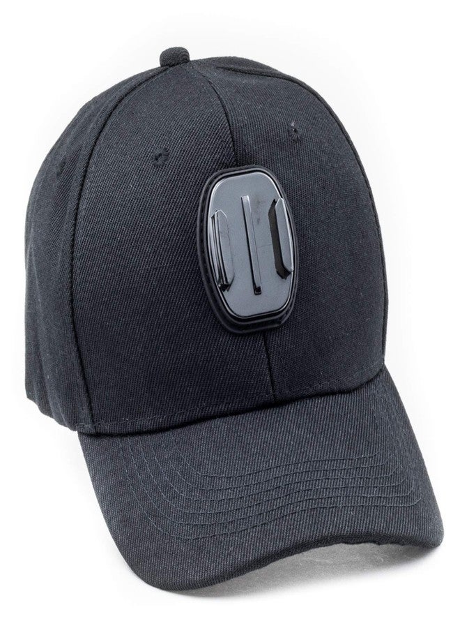 Digicharge Baseball Cap Hat with Action Camera Holder Mount Bracket Compatible for GoPro Max Hero Akaso Dragon Touch Apexcam Crosstour Campark Fitfort Apeman Camkong Victure Kitvision Cam Black - Image 2