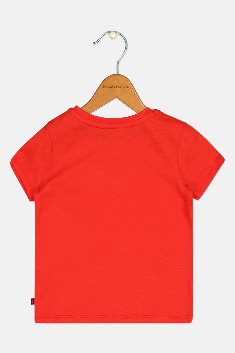 Hamleys Toddlers Boy Crew Neck Short Sleeve Embroidered T-Shirt, Multicolor - Image 2