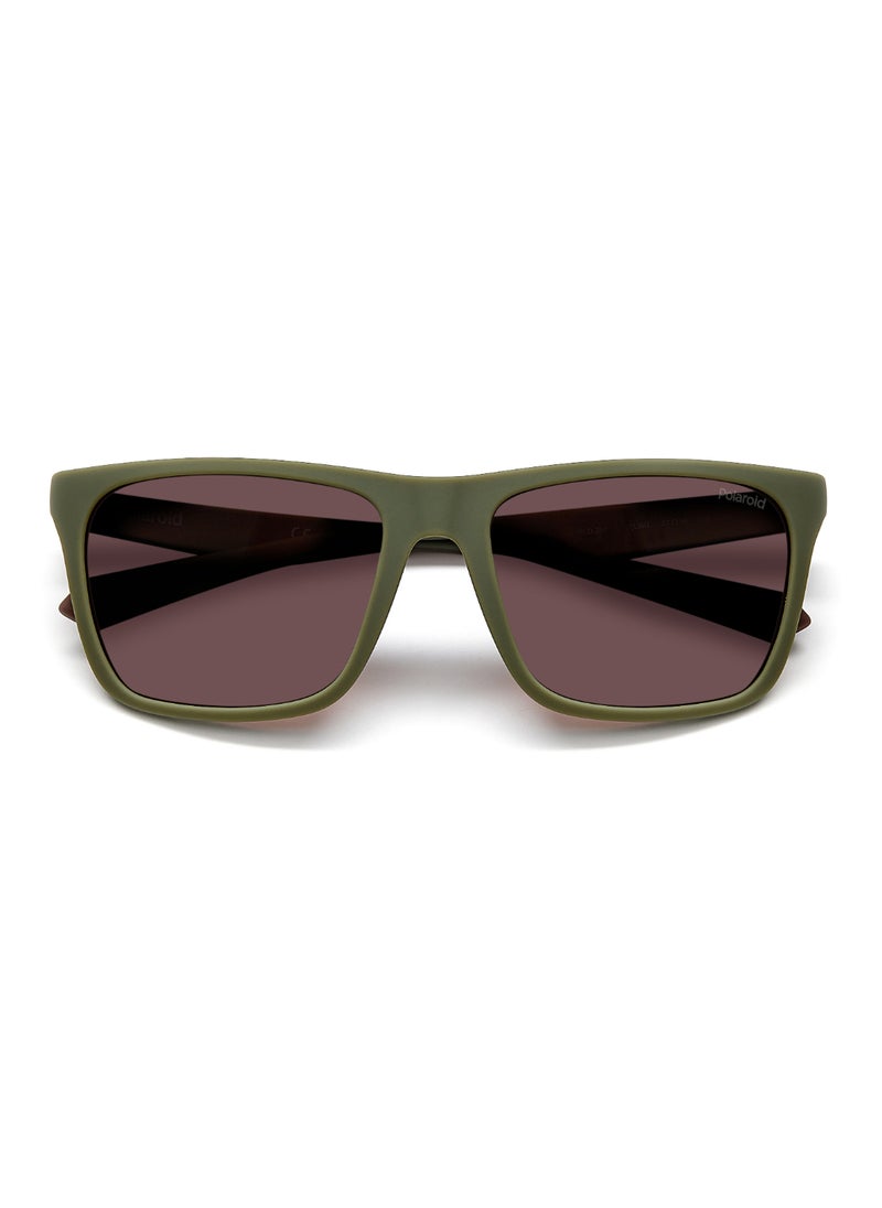 Polaroid - Unisex UV Protection Sunglasses Pld 2141/S Green 43.4 - Lens Size: 57 Mm - Image 1