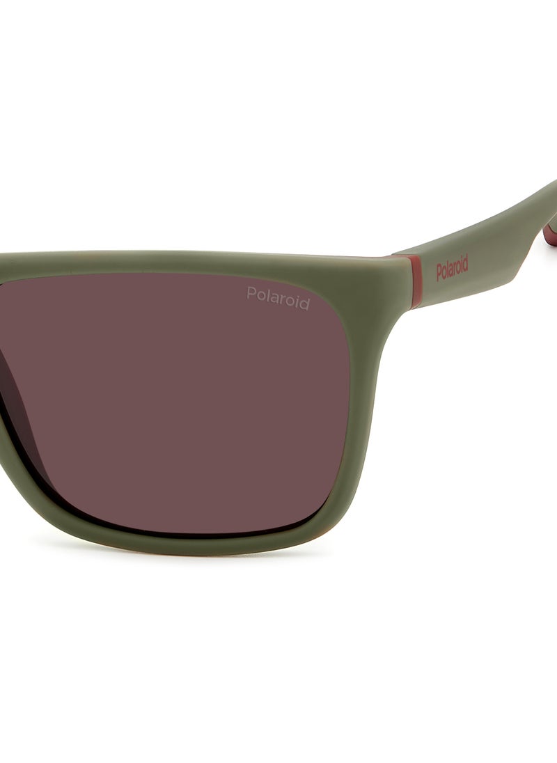 Polaroid - Unisex UV Protection Sunglasses Pld 2141/S Green 43.4 - Lens Size: 57 Mm - Image 1