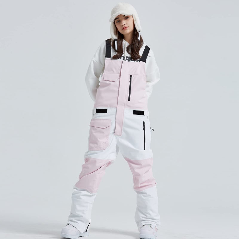 Come Wonka Men and Women's Snow Overalls Waterproof Skiing Bib Windproof Insulated Snow Bibs Winter Outdoor Snowboarding Pants - Image 2