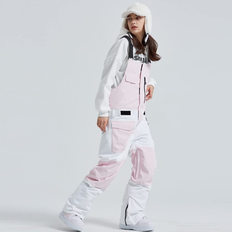 Come Wonka Men and Women's Snow Overalls Waterproof Skiing Bib Windproof Insulated Snow Bibs Winter Outdoor Snowboarding Pants - Image 3