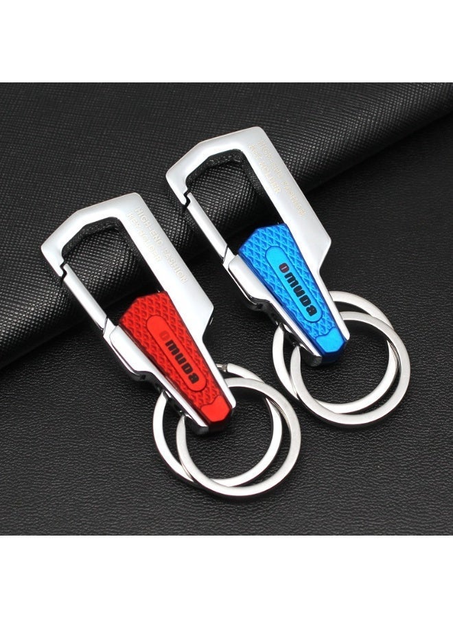 أومودا ميدالية مفاتيح معدنية فاخرة وأنيقة بخطاف قفل للرجال والنساء - Image 3