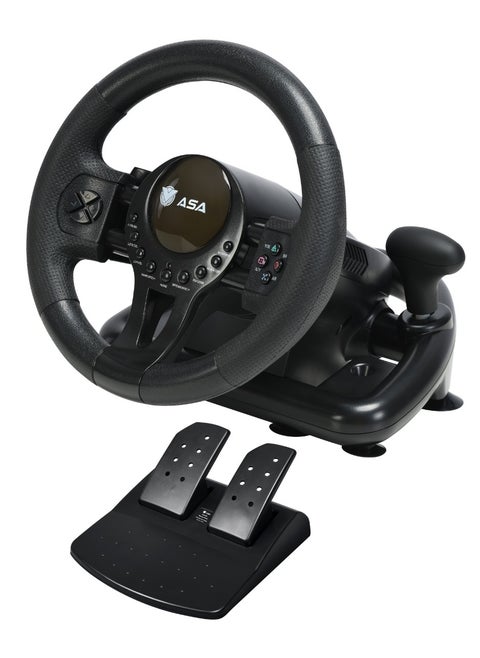 180 Degree Racing Steering Wheel With Pedals And Shifter For PC/PS4/PS3/Xbox One/Xbox 360/Switch