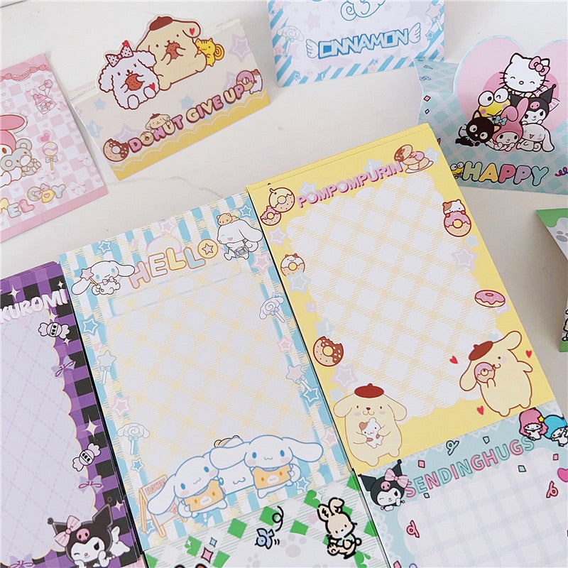 New Hard Cardboard Cute Wind Back Card Opp Small Card Decoration Material Packaging Wrapping Paper Sanrio Cartoon Card Head - Image 4