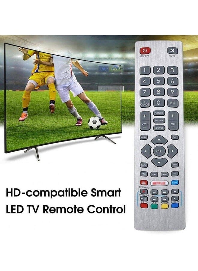 HuHa - Remote Control For Sharp Aquos Uhd 4K Freeview 3D Hd Smart Tv With Netflix Youtube Net+ Buttons Lc-24Dhg6001K Lc-32Hg5141K Lc-40Fg5242E Lc-43Fg5242E - Image 1