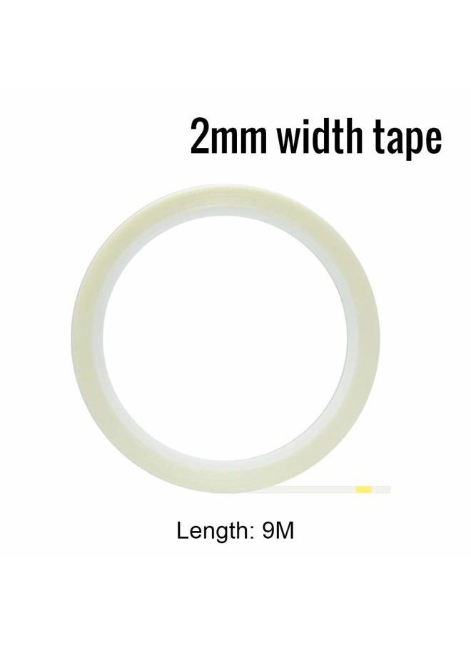 NAGARAKU Eyelash Extension Storage Card Premade Fans Volume Lash Storage 2mm Sticky Strip False Eyelashes Paper Card (20 Sheets with 1 Roll Tape)  - Image 5