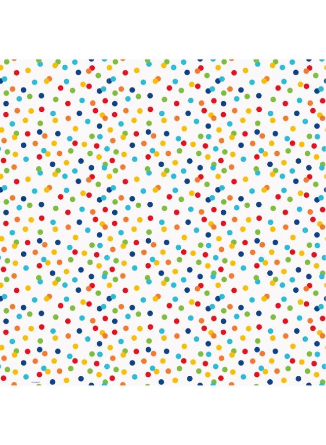 Unique ورق تغليف مزخرف بنقاط ملونة - Image 1
