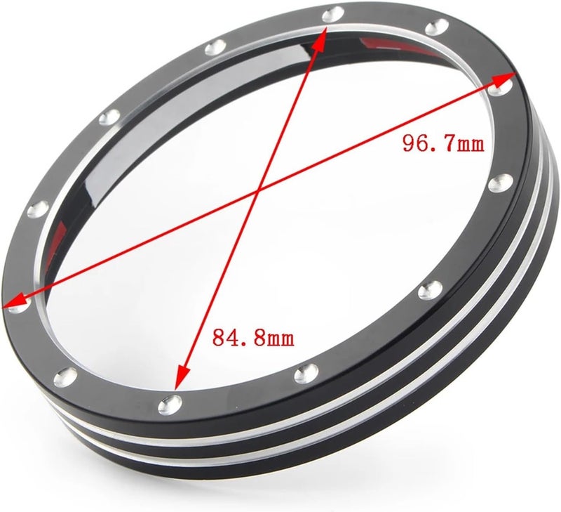 Wivplex Motorcycle Speedometer Gauge Bezel Trim Ring - Image 2