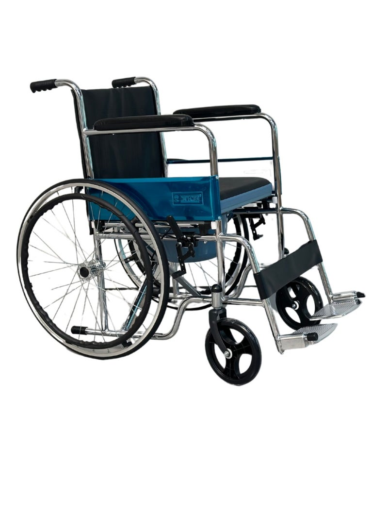 NOVAMED Economic Commode Wheelchair (609) - Image 1