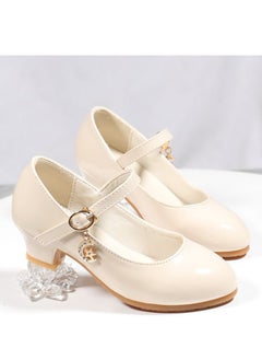 Generic New style girls high heel princess shoes performance leather shoes  - Image 3