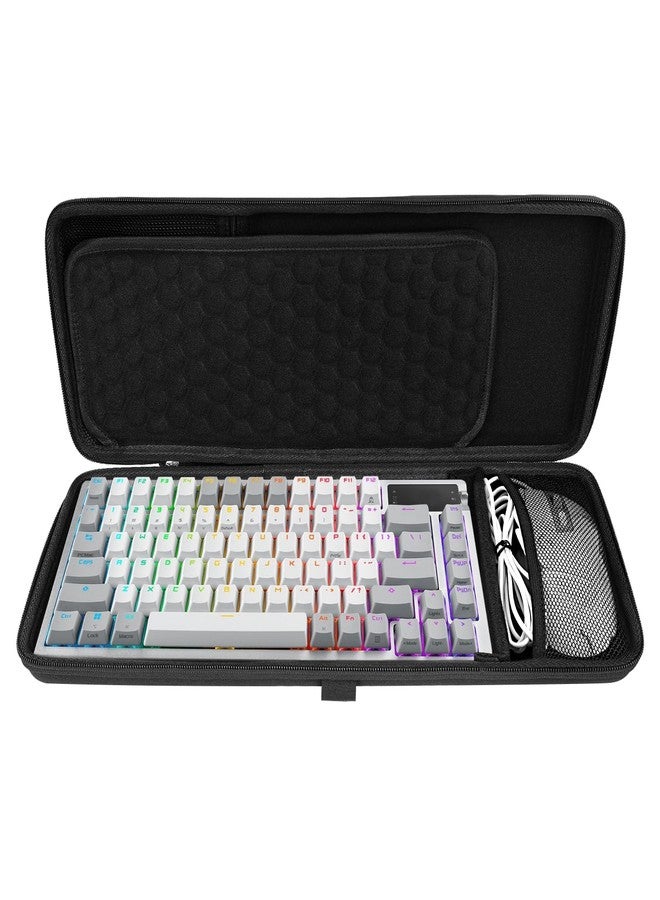 Linkidea Hard Travel Case for Compact 75% Keyboard and Mouse, Waterproof Keyboard Carrying Case, Compatible with ASUS ROG Azoth 75% - Image 1