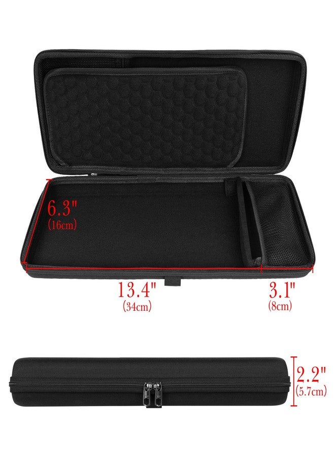 Linkidea Hard Travel Case for Compact 75% Keyboard and Mouse, Waterproof Keyboard Carrying Case, Compatible with ASUS ROG Azoth 75% - Image 4
