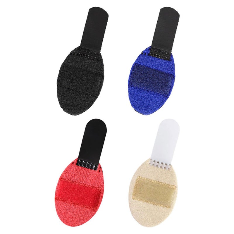 4pcs Adjustable Finger Sprain Fixation Bands with Protective Sleeve, Portable Finger Splint Brace for Joint Support and Injury, Multi- for Hand Therapy and Sports Use - Image 1