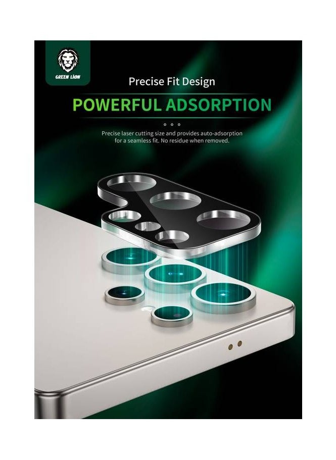 Samsung S25 Plus Acrylic Lens Protector / Anti-Scratch / 9H Diamond Hardness / Full Coverage / High Transparency - Black