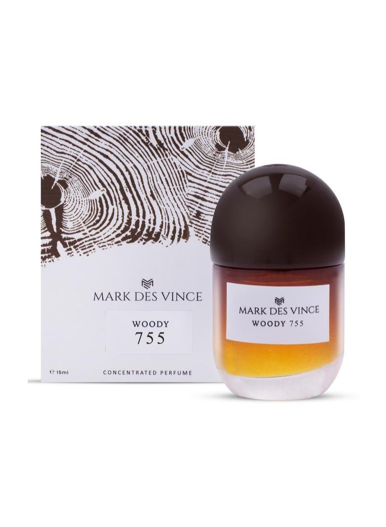 Mark Des Vince Concentrated Perfume Woody 755 For Unisex - Image 2
