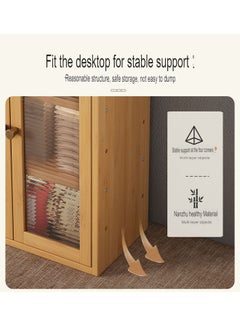NKX Chinese Style Dining Side Cabinet Tea Rack  with Door  - Image 2