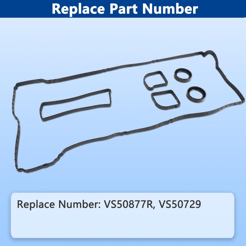 RICHWEI VS50877R Engine Valve Cover Gasket Set for Ford Focus, EcoSport, 2012 2013 2014 2015 2016 2017 2018 2019 2020 2021 2022, 2.0L - Image 3