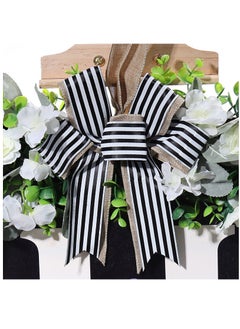 Y&D Welcome Sign Creative Bowknot Letter Wreath In Front Of The Door Outdoor Decoration Props For The Courtyard 30x35CM  - Image 3