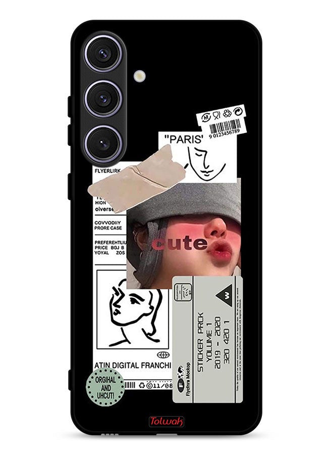 Tolwak Samsung Galaxy S24 5G Protective Case Cover Cute Sticker - Image 1