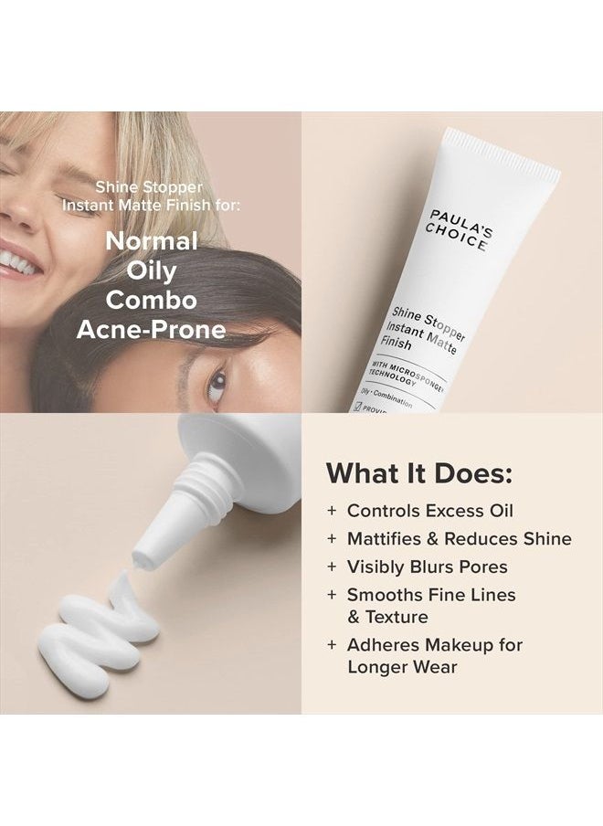 PAULA'S CHOICE - SHINE STOPPER Instant Matte Finish Oil Control Primer, Pore Minimizer for Oily Skin, 1 Ounce - Image 1