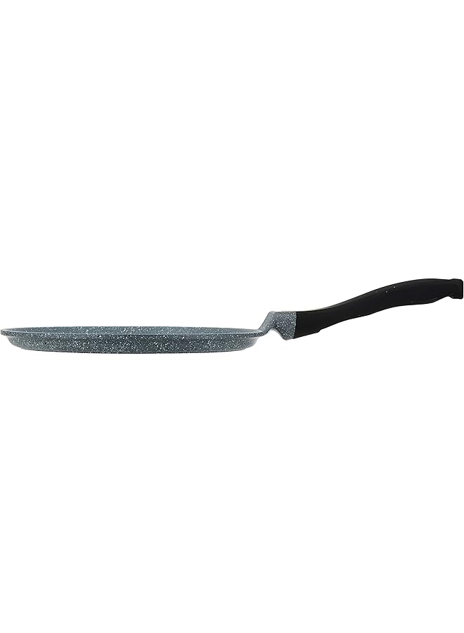 برستيج مقلاة من الألومنيوم المصبوب المرقط، ٣٢ سم | طلاء مانع للالتصاق يدوم طويلًا | مقبض باكليت مانع للانزلاق | قاعدة ألومنيوم تعمل بالحث | متوافقة مع الحث Pr15855 رمادي - Image 2