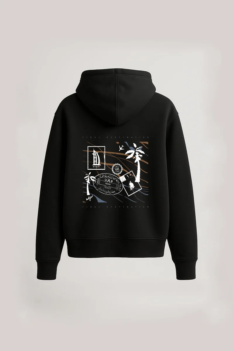 Terribly Real UAE Verified Black Hoodie