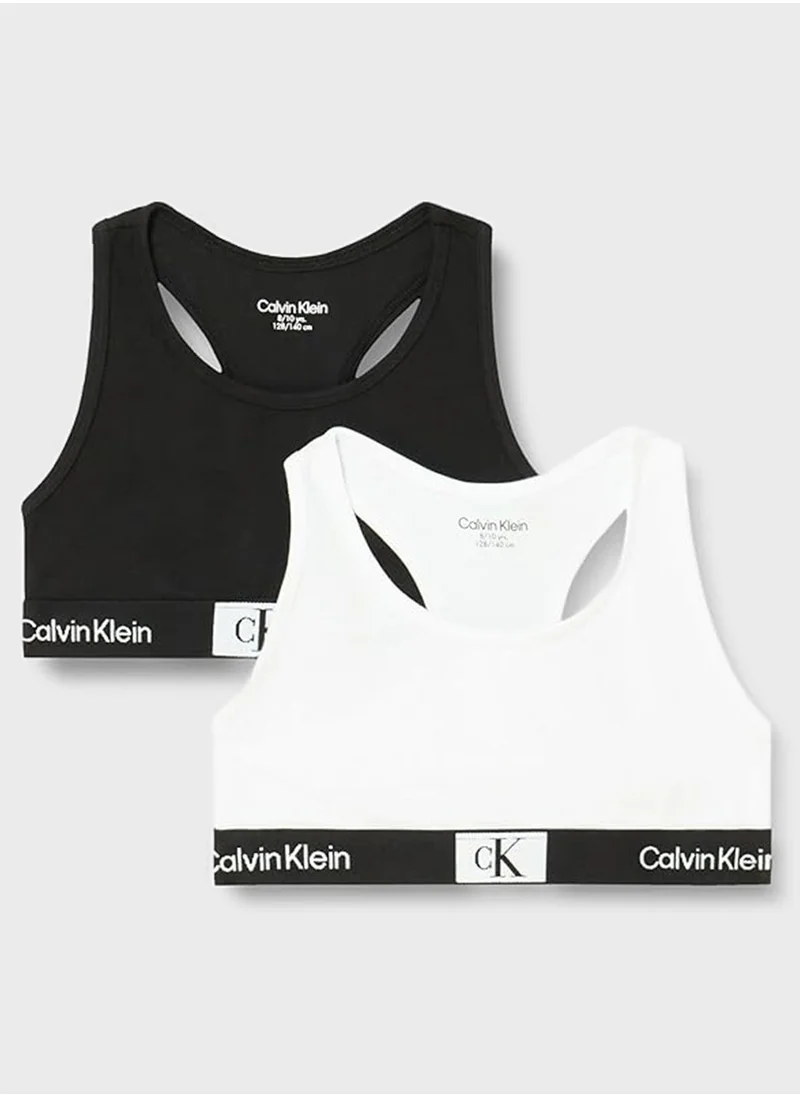 CALVIN KLEIN Kids 2 Pack Assorted Bralette