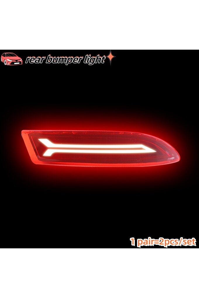rayihni 2PCS For Toyota Avanza 2015 2016 2017 2-in-1 Functions 12V Car LED Rear Fog Lamp Bumper Light Aut... - Image 3