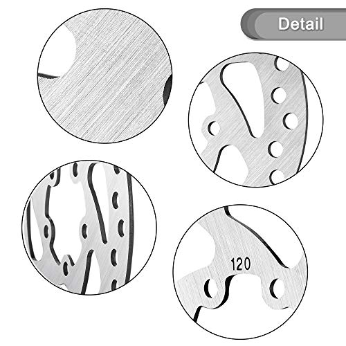 TOMALL Brake Disc with 2 Pcs Brake Pad Compatible with Xiaomi M365 Pro Electric Scooter Brake Rotors Disc Brake Disc Brake Lining Pads - Image 3