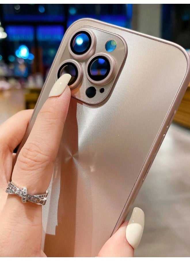 ShebSheb - for iPhone 16 Pro Case, Glossy Coating Phone Cases with Camera Lens Protector Soft TPU Shockproof Protective Cover - Image 1