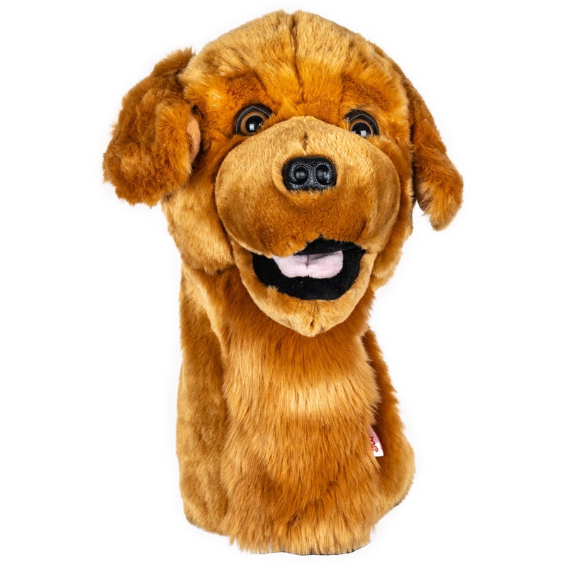 Daphne's Headcovers Golden Retriever Driver Headcover Premium Driver Headcovers Funny Golf Club Covers Stylish Protection for Your Clubs Men's Golf Gear Driver Headcover for Men and Women - Image 1