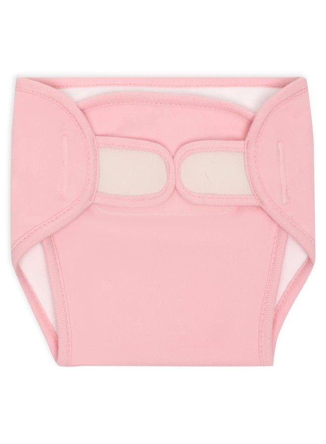 Mi Arcus Printed Adjustable Reuseable Diaper Cover for 0-12 M for Baby Boys Girls Pack of 2 - Pink - Image 5