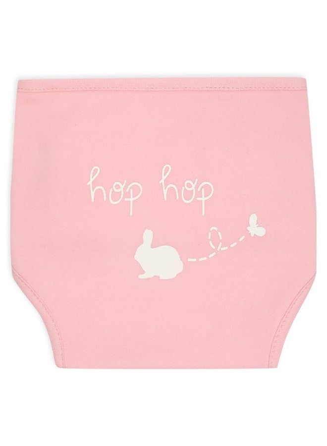 Mi Arcus Printed Adjustable Reuseable Diaper Cover for 0-12 M for Baby Boys Girls Pack of 2 - Pink - Image 2