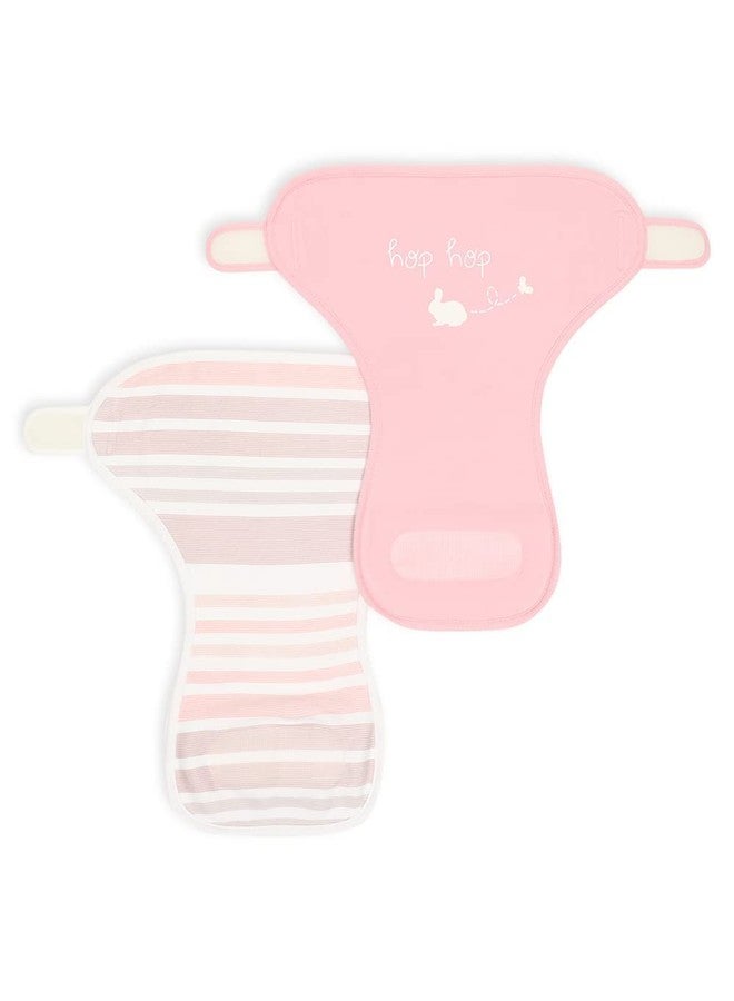 Mi Arcus Printed Adjustable Reuseable Diaper Cover for 0-12 M for Baby Boys Girls Pack of 2 - Pink - Image 1