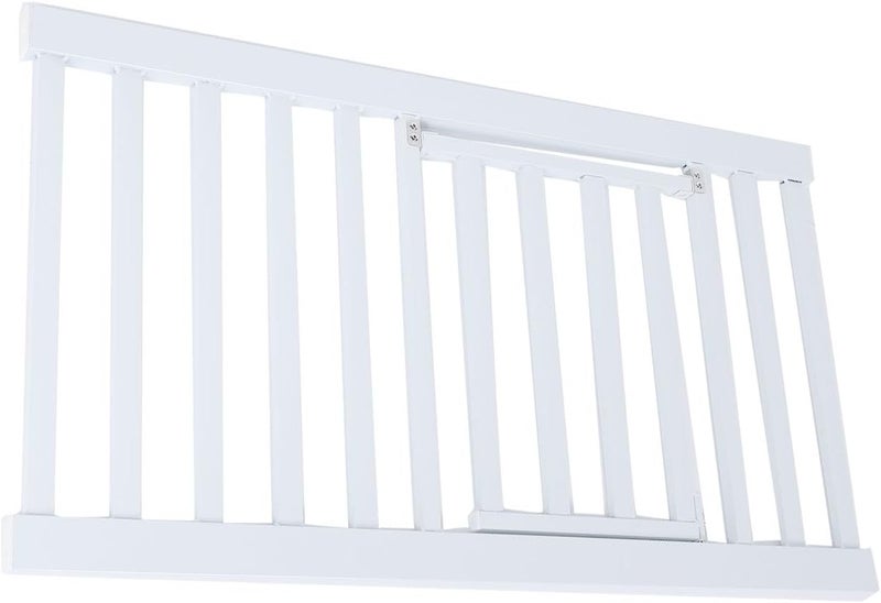Short Dog Gate Expandable, Low Pet Gate for Small Dogs, Pressure Mount Indoor Step Over Pet Barrier with Adjustable Width, Easy Installation No Drilling Needed for Doorways Stairca (L) - Image 4