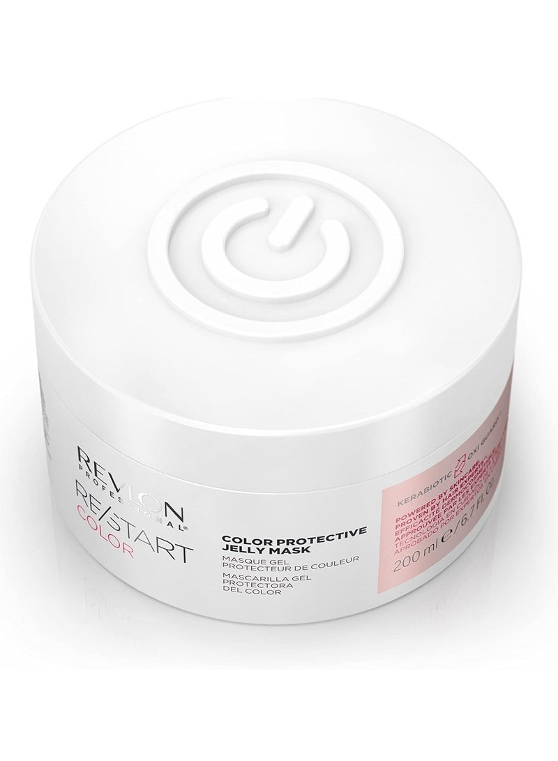 ريفلون قناع جيلي لحماية لون الشعر من ري/ستارت، 500 مل، قناع لتعزيز لون الشعر، علاج للشعر يرطب ويحمي من بهتان لون الشعر، قناع بخلاصة الأساي الطبيعية - Image 2