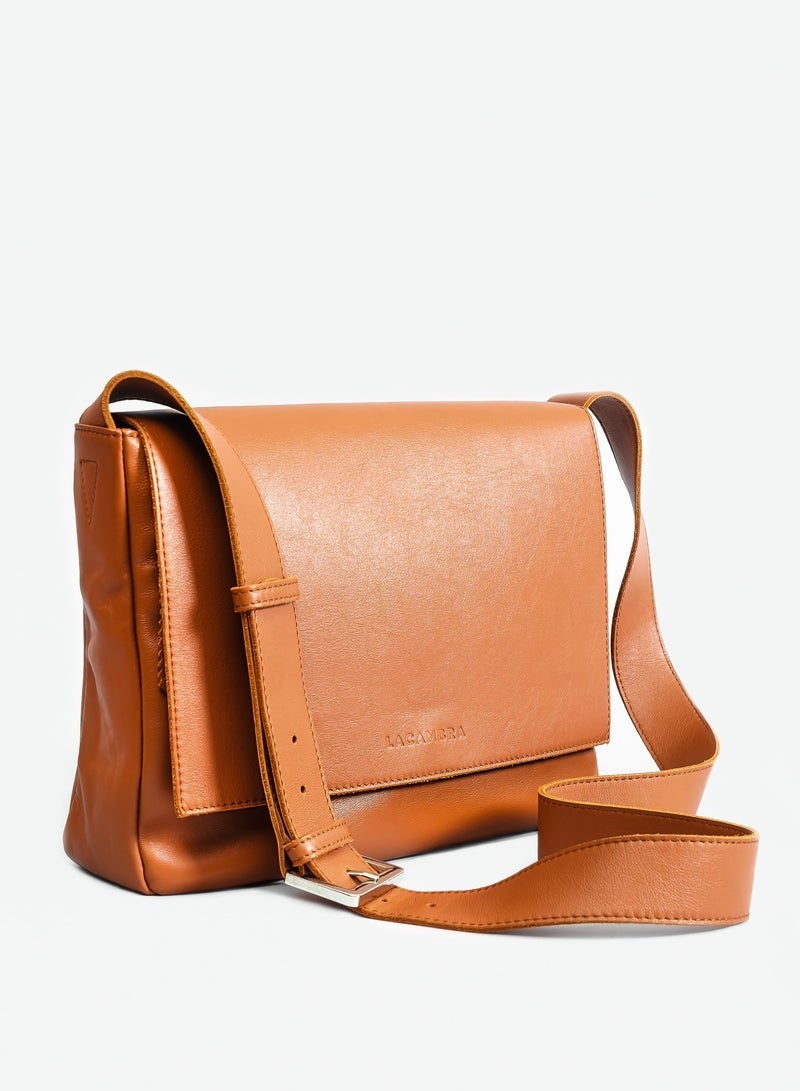 LACAMBRA Premium Handbag Satchel Original Pure Leather LACAMBRA - Image 1