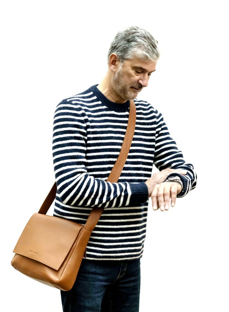 LACAMBRA Premium Handbag Satchel Original Pure Leather LACAMBRA - Image 5